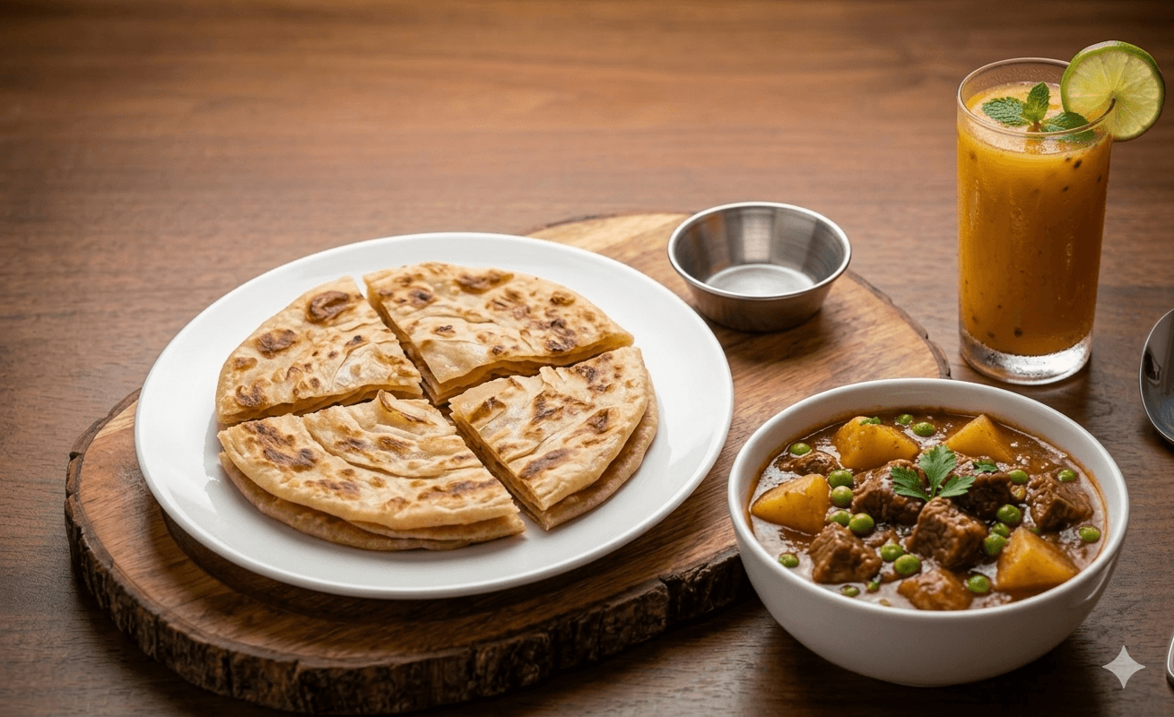 Chapati with Beef Stew